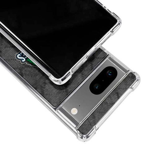 NBA Minnesota Timberwolves Dark Rust Google Pixel 7a Clear Case